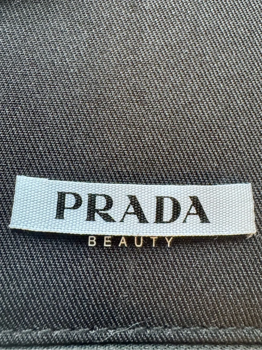 Prada beauty Black and pink paradoxe cosmetic pouch